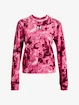 Dames hoodie Under Armour  Rival Terry Print Crew-PNK