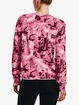 Dames hoodie Under Armour  Rival Terry Print Crew-PNK