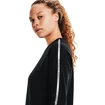 Dames hoodie Under Armour  Rival Terry Taped Crew-BLK