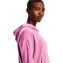 Dames hoodie Under Armour  Rival Terry Taped Hoodie Planet Pink