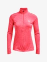 Dames hoodie Under Armour  Tech 1/2 Zip - Twist-PNK