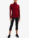 Dames hoodie Under Armour  Tech 1/2 Zip - Twist-RED