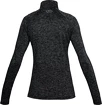 Dames hoodie Under Armour  Tech Half Zip Twist black