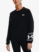 Dames hoodie Under Armour  Woven Storm Graphic Crew-BLK