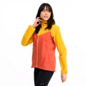 Dames jas Bergans  Microlight W Jacket Brick/Light Golden Yellow