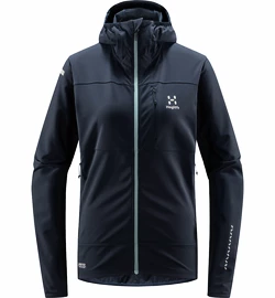 Dames jas Haglöfs L.I.M Hybrid softshell Tarn blue/Frost blue