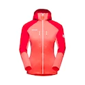 Dames jas Mammut  Eiswand Advanced ML Hooded Jacket Barberry/Azalea M