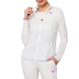 Dames jas Mizuno Charge Printed Jacket White