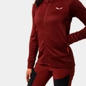 Dames jas Salewa  Puez polarlite hooded Syrah