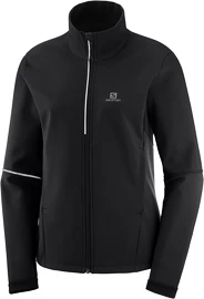 Dames jas Salomon Agile Softshell Jacket Black