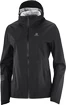 Dames jas Salomon  Bonatti Waterproof Jacket Black