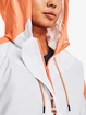 Dames jas Under Armour  Rush Woven FZ Jacket-WHT