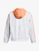 Dames jas Under Armour  Rush Woven FZ Jacket-WHT