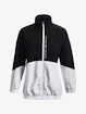 Dames jas Under Armour  Woven FZ Oversized Storm Jacket-BLK