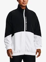 Dames jas Under Armour  Woven FZ Oversized Storm Jacket-BLK