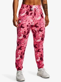 Dames joggingbroek Under Armour Rival Terry Print Jogger-PNK