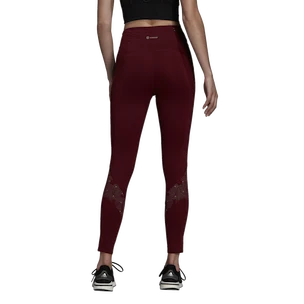 Dames legging adidas Bezit de vlucht Radically Reflective 7/8 Tights Shadow Red