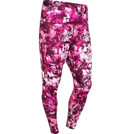 Dames legging Endurance Q Luca Printed Long Tights Pink