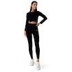 Dames legging GymBeam  FLO Ribbed Leggings Black