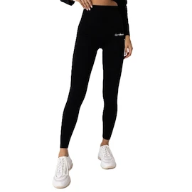 Dames legging GymBeam FLO Ribbed Leggings Black