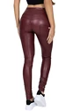 Dames legging Hugz Jeans  Wine Faux Leather Biker High Waist