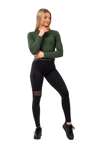 Dames legging Nebbia  High-Waist ¾ Length Sporty Leggings 404 black XS