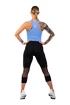 Dames legging Nebbia  High-Waist ¾ Length Sporty Leggings 406 black