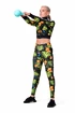 Dames legging Nebbia  High-waist performance leggings 567 jungle green