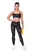 Dames legging Nebbia  High-waist performance leggings 567 volcanic black XS