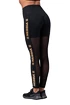 Dames legging Nebbia Intense Gold Mesh leggings 829 black