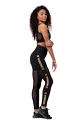 Dames legging Nebbia Intense Gold Mesh leggings 829 black