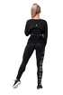 Dames legging Nebbia Intense Gold Print leggings 827 black