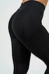 Dames legging Nebbia Intense Women's High Waist Push-Up Leggings Heart-Shaped Black