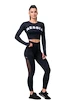 Dames legging Nebbia  Mesh leggings high waist black XS