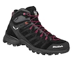 Dames outdoorschoenen Salewa  WS Alp Mate Mid PTX Black Out/Virtual Pink