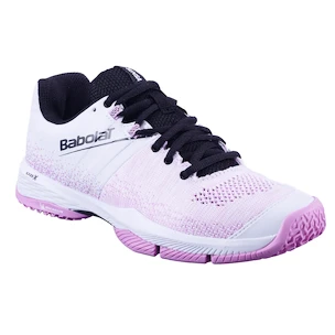 Dames padelschoenen Babolat  Sensa Women White/ Lilac