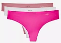 Dames slips Under Armour  PS Thong 3Pack -PNK XL