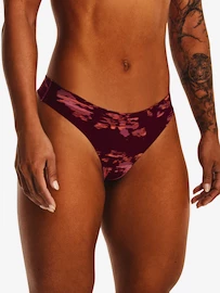 Dames string Under Armour  PS Thong 3Pack Print-PNK