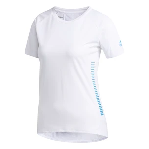 Dames T-shirt adidas  25/7 Rise Up N Run Parley white L