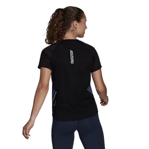 Dames T-shirt adidas  Adizero Tee Black