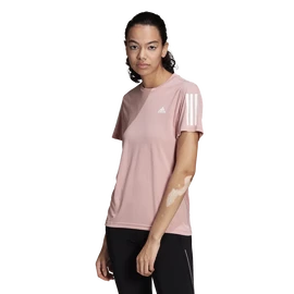 Dames T-shirt adidas Bezit de vlucht Tee Wonder Mauve