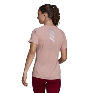 Dames T-shirt adidas  Runner Tee Wonder Mauve