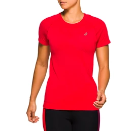 Dames T-shirt Asics Tokyo Seamless Top Red