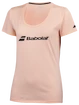Dames T-shirt Babolat  Exercise Babolat Tee Tropical Peach