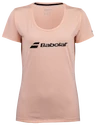 Dames T-shirt Babolat  Exercise Babolat Tee Tropical Peach L