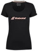 Dames T-shirt Babolat  Exercise Babolat Tee Women Black L