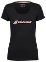 Dames T-shirt Babolat  Exercise Babolat Tee Women Black L