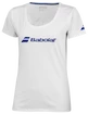 Dames T-shirt Babolat  Exercise Babolat Tee Women White