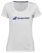 Dames T-shirt Babolat  Exercise Babolat Tee Women White S