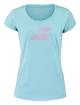 Dames T-shirt Babolat  Exercise Flag Tee Women Angel Blue S